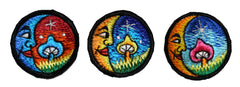 Mushroom Moon Sew On Patch - 6cm