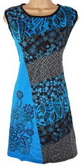 Striped Cotton Flower Dress