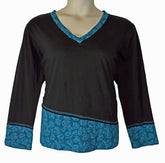 Long Sleeve V Neck Top