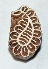 Set of Indian Wooden Printing Blocks - 6 x Paisley