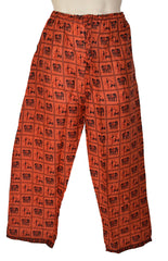 Elephant Print Cotton Trousers