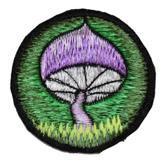 Mushroom Sew On Patch - 6cm