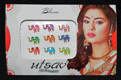Elephant Bindis Body Sticker