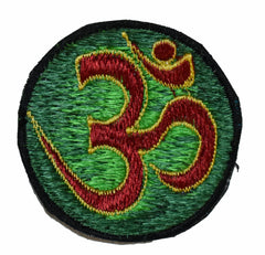 Aum Om Sew On Patch - 6cm