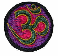 Aum Om Sew On Patch - 6cm