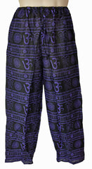 Summer Printed Cotton Om Trousers