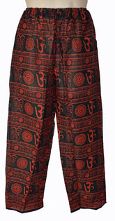 Summer Printed Cotton Om Trousers