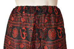 Summer Printed Cotton Om Trousers