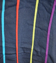 Striped Cotton Wide Leg Trousers