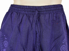 Om Print Cotton Harem Trousers