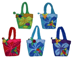 Small Felt Flower Bag