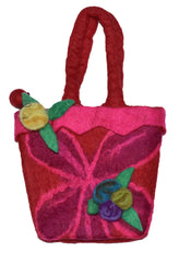 Small Felt Flower Bag