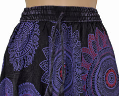 Circle Mandala Print Skirt