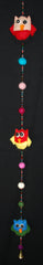 Fair Trade Bead & Felt Owl Hanging Dangley String