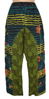 Razor Cut Flower Trousers