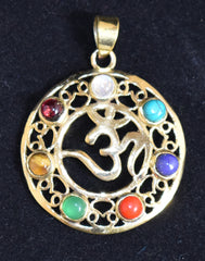 7 Chakra Om Pendant