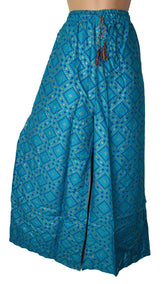 Printed Rayon Wide Leg Trousers