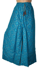 Printed Rayon Wide Leg Trousers