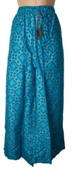 Printed Rayon Wide Leg Trousers