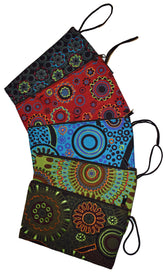 Large Printed Cotton Purse Pencil Case