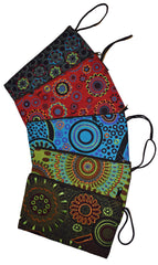 Large Printed Cotton Purse Pencil Case