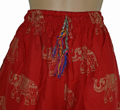 Printed Rayon Wide Leg Trousers