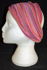 Long Double Striped Cotton Hair Band
