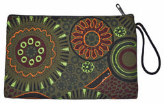 Large Printed Cotton Purse Pencil Case