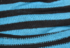 Long Double Striped Cotton Hair Band