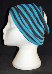 Long Double Striped Cotton Hair Band