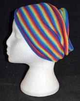 Long Double Striped Cotton Hair Band