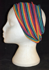 Long Double Striped Cotton Hair Band