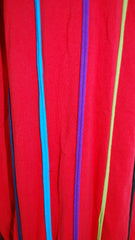 Striped Cotton Wide Leg Trousers