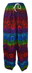 Printed Rayon Elephant Harem Trousers