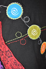 Circle Pattern Cotton Top