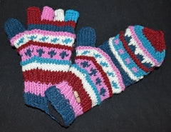 Knitted Wool Fleece Lined Gloves