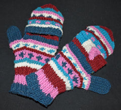 Knitted Wool Fleece Lined Gloves