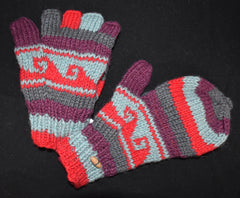 Knitted Wool Fleece Lined Gloves