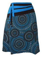 Mandala Print Cotton Skirt