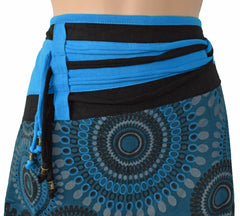 Mandala Print Cotton Skirt