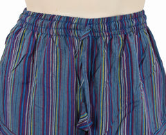 Classic Striped Cotton Cargo Trousers