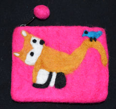 Felt Purse - Fox & Bird