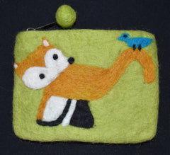 Felt Purse - Fox & Bird