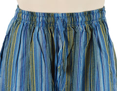 Classic Striped Cotton Cargo Trousers