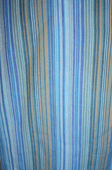 Striped Cotton Collarless Shirt