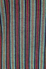 Striped Cotton Collarless Shirt