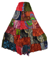 Patchwork Crinkle Skirt