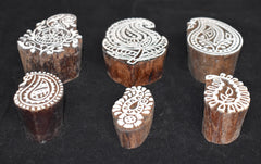 Indian Wood Printing Block Set - Paisley