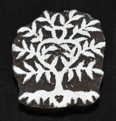 Indian Wood Printing Block - Trees