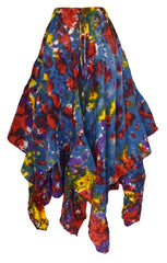 Pixie Hem Tie Dye Skirt - Small